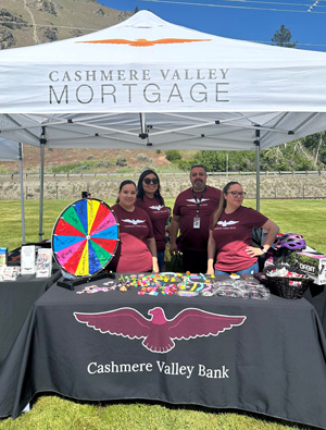 Cashmere Valley Mortgage team at the Kids Fest